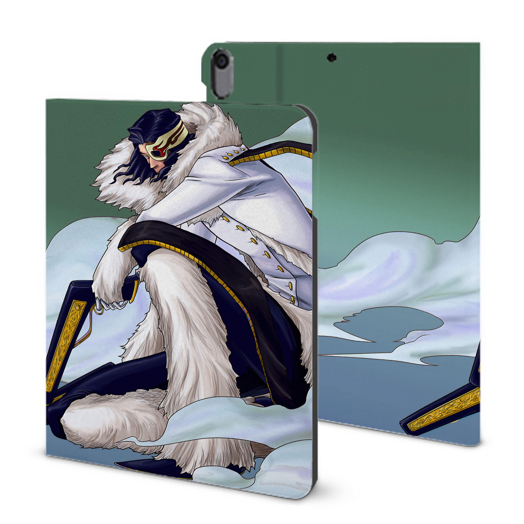 （画像用） ブリーチ BLEACH IPad ケース ブック型 PUレザー TPU 耐衝撃 軽量 薄型 ペン収納なし 全面保護 IPad 各モデル対応